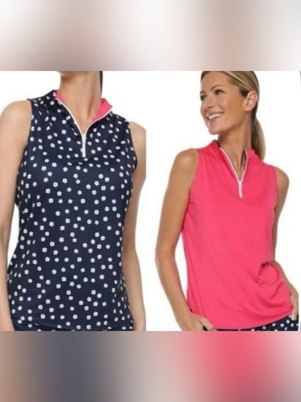 Belyn Key Reversible Solid Yellow and Navy Top - Picture 1 of 5